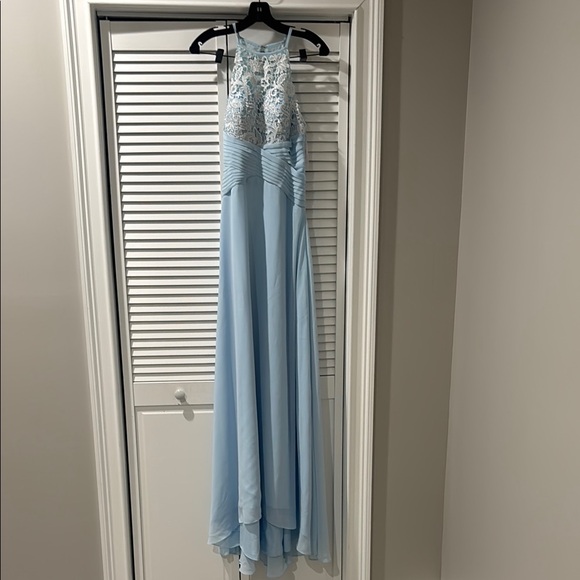 JJs House Dresses & Skirts - JJs House Light Blue Lace Maxi Dress